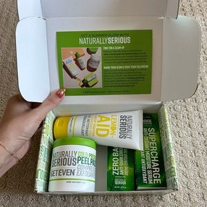 Naturally serious skincare kit